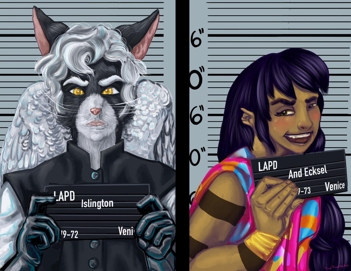 Islington and Ecksel posed as the barbie and ken Meme